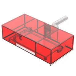 SCULPFUN Laser Engraver Smoke Exhaust Box, 1440*720*360mm, 10000r/min High Speed Fan -BioloMix Shop SCULPFUN 1440x720x360mm Laser Engraving Machine Enclosure Red 512838 3