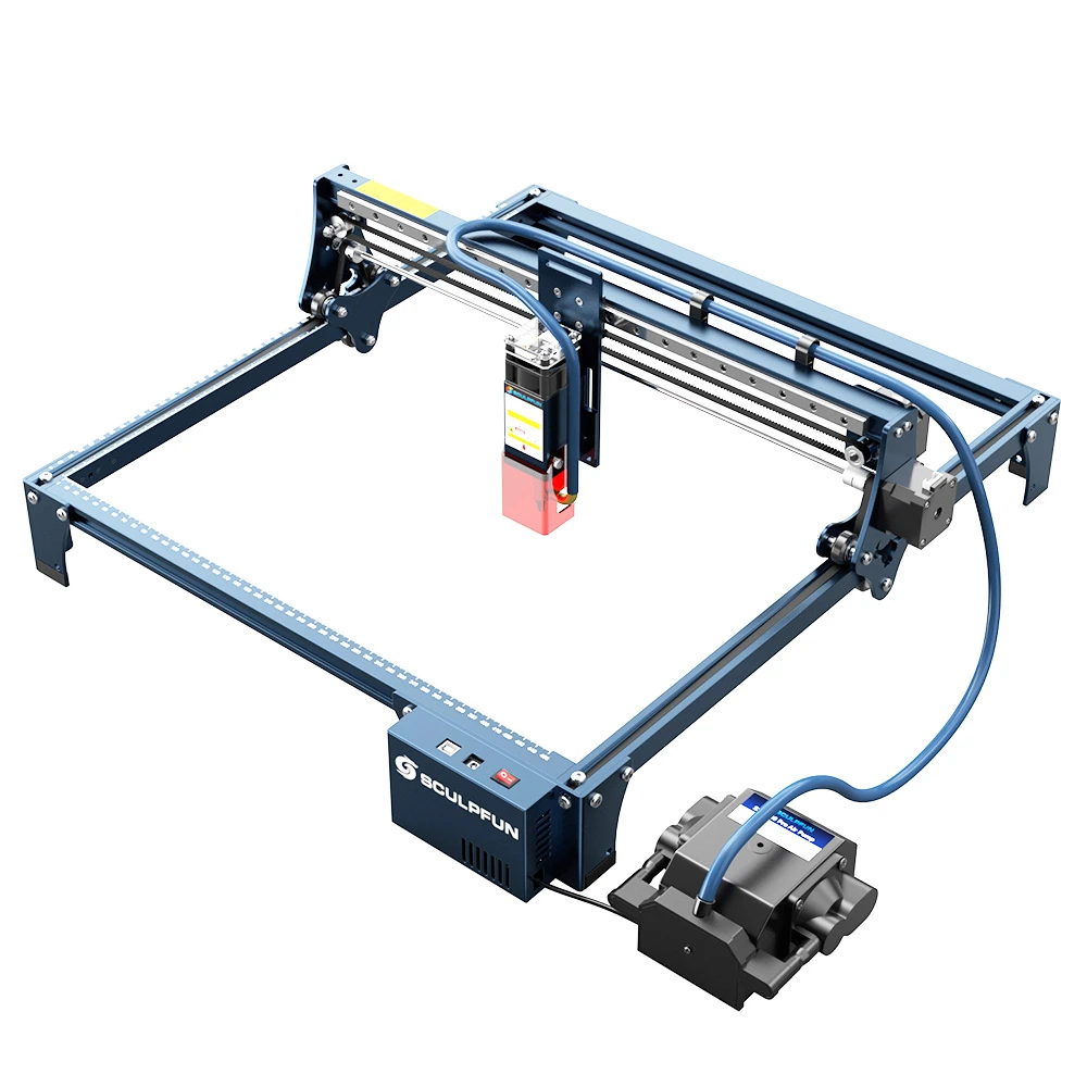SCULPFUN S30 Pro 10W Laser Engraver Cutter, Automatic Air-assist, 0.06*0.08mm Laser Focus, 32-bit Motherboard, Replaceable Lens, Engraving Size 410*400mm, Expandable To 935*905mm 5 SCULPFUN S30 Pro 10W Laser Engraver Cutter, Automatic Air-assist, 0.06*0.08mm Laser Focus, 32-bit Motherboard, Replaceable Lens, Engraving Size 410*400mm, Expandable To 935*905mm - Image 3