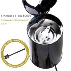 Sonifer SF3526 200W 50g Mini Electric Coffee Grinder, Cafe Grass Nuts Herbs Grains Pepper Coffee Beans Grinding Machine -BioloMix Shop Sonifer SF3526 200W 50g Mini Electric Coffee Grinder 507197 2