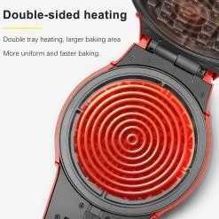 Sonifer SF6083 1000W Electric Waffle Maker, 3-in-1 Waffle Donuts Omelet Plates, Non-stick Coating Breakfast Machine -BioloMix Shop Sonifer SF6083 1000W Electric Waffle Maker 507603 4