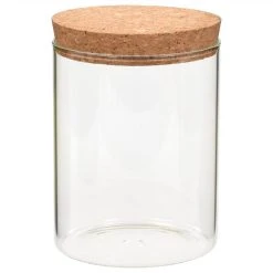 Storage Glass Jars With Cork Lid 6 Pcs 650 Ml 9 Storage Glass Jars With Cork Lid 6 Pcs 650 Ml -BioloMix Shop Storage Glass Jars with Cork Lid 6 pcs 650 ml 490139 2