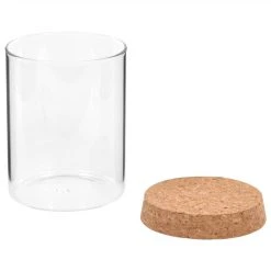 Storage Glass Jars With Cork Lid 6 Pcs 650 Ml 10 Storage Glass Jars With Cork Lid 6 Pcs 650 Ml -BioloMix Shop Storage Glass Jars with Cork Lid 6 pcs 650 ml 490139 3