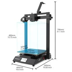 TRONXY XY-3 Pro V2 Direct Drive 3D Printer 300x300x400mm Upgraded BMG Extruder 3D Printer Fast Assembly With Glass Platform -BioloMix Shop TRONXY XY 3 Pro V2 Direct Drive 3D Printer 472302 2 1