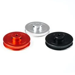 TWO TREES 3D Printer Parts VORON V2.4 80 Teeth GT2 Timing Pulley Bore 5mm Belt Width 6mm Aluminum Alloy Driving Wheel - Red -BioloMix Shop TWO TREES 3D Printer Parts VORON V2 4 80 Teeth Red 518438 1