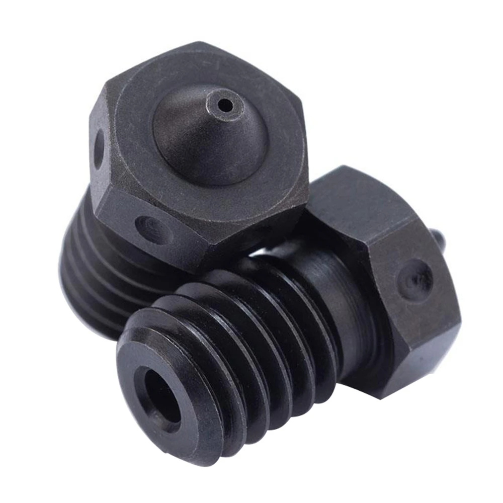 Trianglelab E3D V6 0.5mm Hardened Steel Nozzles, Printing PEI/PEEK/Carbon Fiber Filament, For V6 Hotend 3 Trianglelab E3D V6 0.5mm Hardened Steel Nozzles, Printing PEI/PEEK/Carbon Fiber Filament, For V6 Hotend