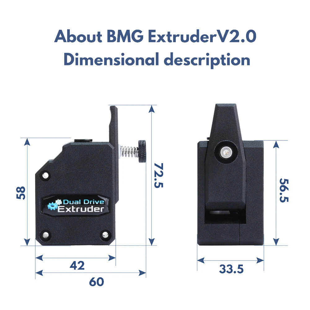Trianglelab RNC Nano Coated Gear DDB Extruder V2.1 Bowden Extruder Dual Drive Extruder For 3D Printer Ender3 CR10 TEVO 7 Trianglelab RNC Nano Coated Gear DDB Extruder V2.1 Bowden Extruder Dual Drive Extruder For 3D Printer Ender3 CR10 TEVO - Image 5