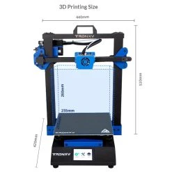 TRONXY XY-3 SE 3D Printer 255*255*260mm Printing Size Laser Engraving Single Extruder - Standard + Laser Version -BioloMix Shop Tronxy XY 3 SE Single Dual Extruder Laser Engraving 3D Printer 472300 4