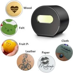 LaserPecker L1 Smart Laser Engraver App Control Overheat Shutdown Password Lock With Protective Goggles - Black -BioloMix Shop laserpecker l1 mini bluetooth laser engraver machine black 1578040879529 2