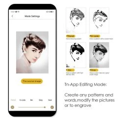 LaserPecker Pro Deluxe Smart Laser Engraver With Auto-focusing Support Stand Smart Control Preview Mode Password Lock Overheat Shutdown Motion Detection Goggles 10000+ Hours Lifespan 10 LaserPecker Pro Deluxe Smart Laser Engraver With Auto-focusing Support Stand Smart Control Preview Mode Password Lock Overheat Shutdown Motion Detection Goggles 10000+ Hours Lifespan -BioloMix Shop laserpecker pro smart laser engraver grey 1586759154140