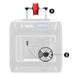 QIDI X-MAX 3D Printer, Industrial Grade, 5 Inch Touchscreen, WiFi Function, High Precision Printing With ABS/PLA/TPU, Flexible Filament, 300x250x300mm -BioloMix Shop qidi x max 3d printer 3e0d58 1638859046745